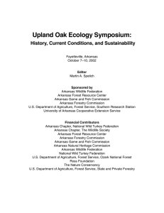 Upland Oak Ecology Symposium:  History, Current Conditions, and Sustainability