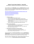 Biology 7 Group Project Guidelines – Spring 2015