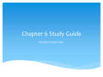 Chapter 6 Study Guide