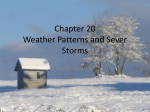 Chapter 20 Weather Patterns and Sever Storms - A