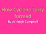 How Cyclone Larry formed