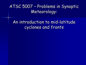 ATSC 5004 – Problems in Dynamic Meteorology