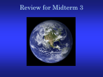 Midterm 3 Review