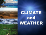 CLIMATE and WEATHER