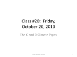 Class #20: Friday, October 20, 2010