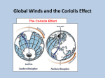 Global Winds and the Coriolis Effect