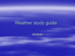 Weather study guide