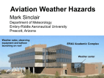 Aviation Weather Hazards - Department of Meteorology