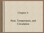Heat, Temperature and Atmospheric Circulations
