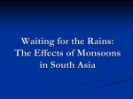 Chapter 27 Waiting for the Rains: The Effects of Monsoons in South