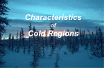 Characteristics of Cold Regions