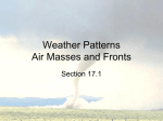Weather Patterns Air Masses and Fronts
