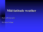 Mid-latitude weather