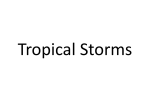 Tropical Storms IGCSE
