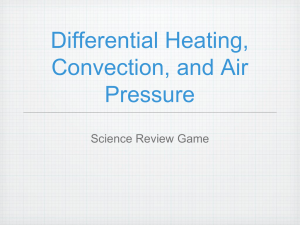 Differential Heating, Convection, and Air Pressure