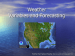 Intro. To Weather Forecasting - EHS