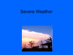 Severe Weather (powerpoint presentation)