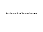 Earth and its Climate System
