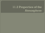 Chapter 11.2: Properties of the Atmosphere