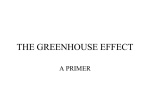 Physics of the Greenhouse Effect