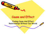 Cause and Effect