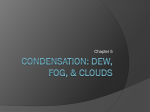 Condensation: DEW, Fog, & clouds - Cal State LA