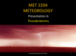 MET 2204 METEOROLOGY