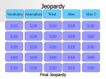 Jeopardy - Effingham County Schools