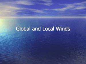 Global And Local Winds