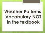 Weather Vocabulary FRISCH