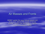 Air Masses and Fronts