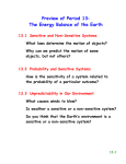 Preview of Period 13: The Energy Balance of the Earth