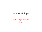 Pre AP Biology
