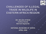 ILLICIT TRADE IN WILDLIFE IN EASTERN AFRICA REGION