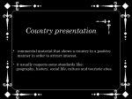 Country presentation