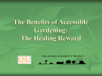 The Benefits of Accessible Gardening: The Healing Reward