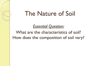 The Nature of Soil