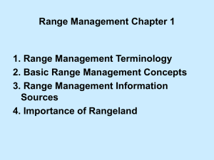 Chapter 1 Presentation - College of Agricultural, Consumer and