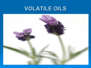 volatile oils - Farmasi Unand
