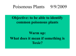 Poisonous Plants - GHS-Brown-Bio-Hort