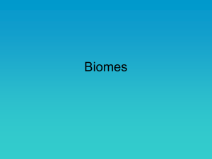 Biomes - Teacher Pages