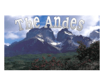 jj The Andes Where Are The Andes? The Andes are located in Peru