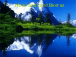 Water and land biomes