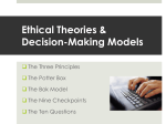 Ethical Theories Power Point