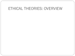 Overview of Ethical Theories