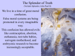 The Splendor of Truth (Veritatis Splendor, John Paul II)