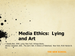 Media Ethics: Lecture #5