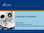 Introduction to Bioethics (ppt lecture)