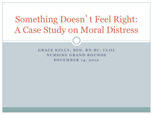 a Case Study on Moral Distress