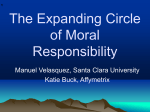 Moral Responsibility - Santa Clara University